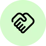 Icône stratégie et accompagnement