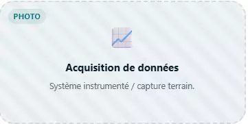 Acquisition données